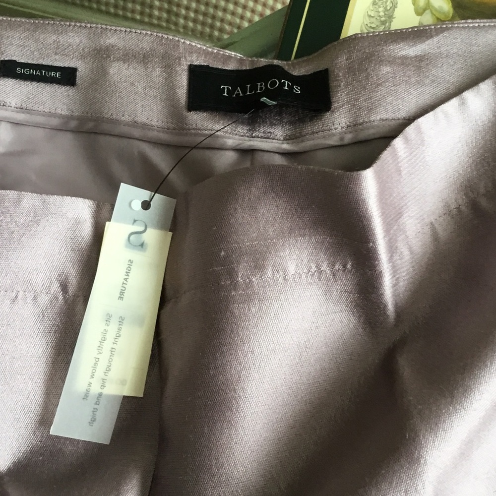 Talbots Signature Women’s Dress Pants in Mauve Sheen